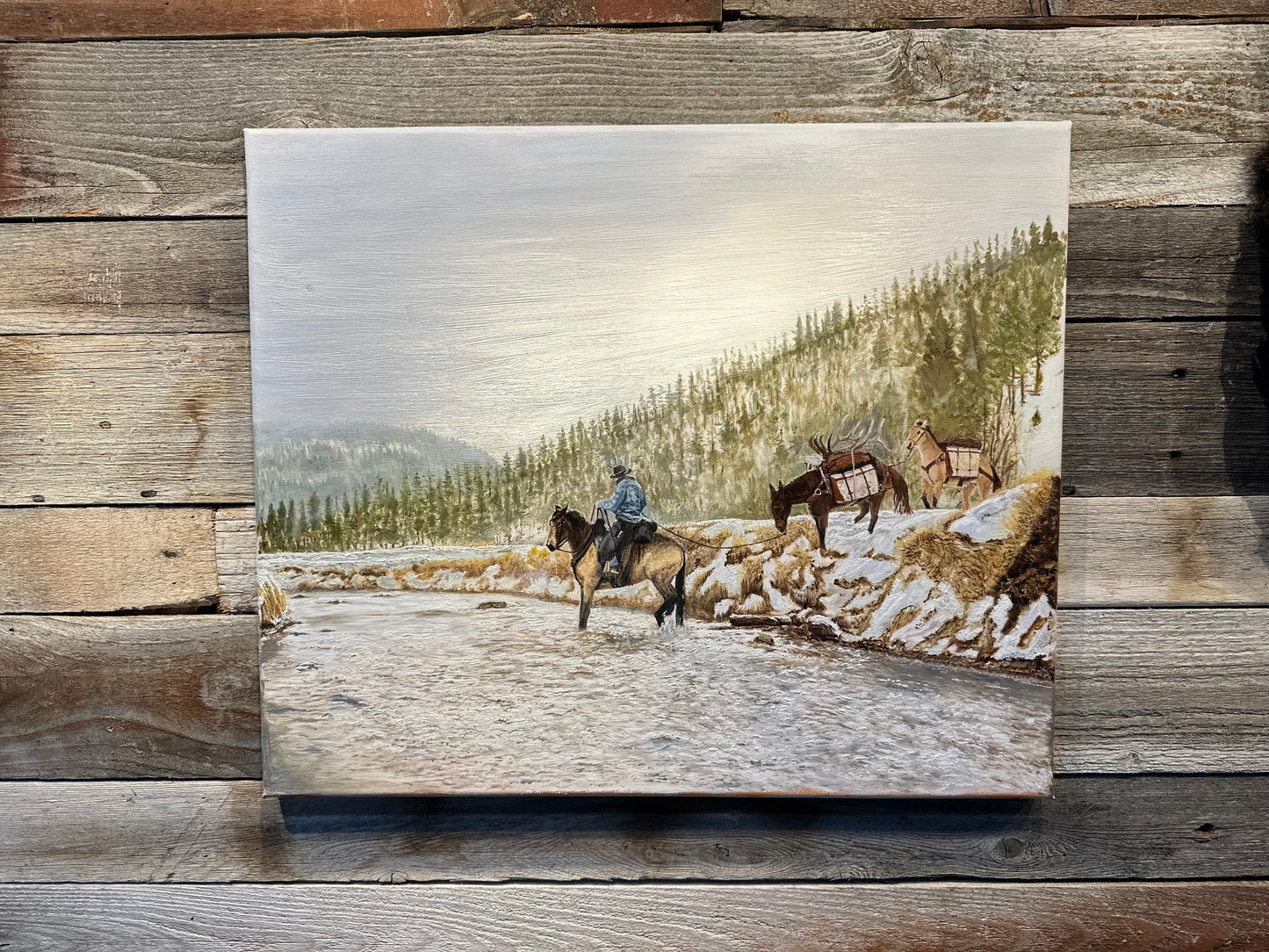 River Crossing (Original 20x24)