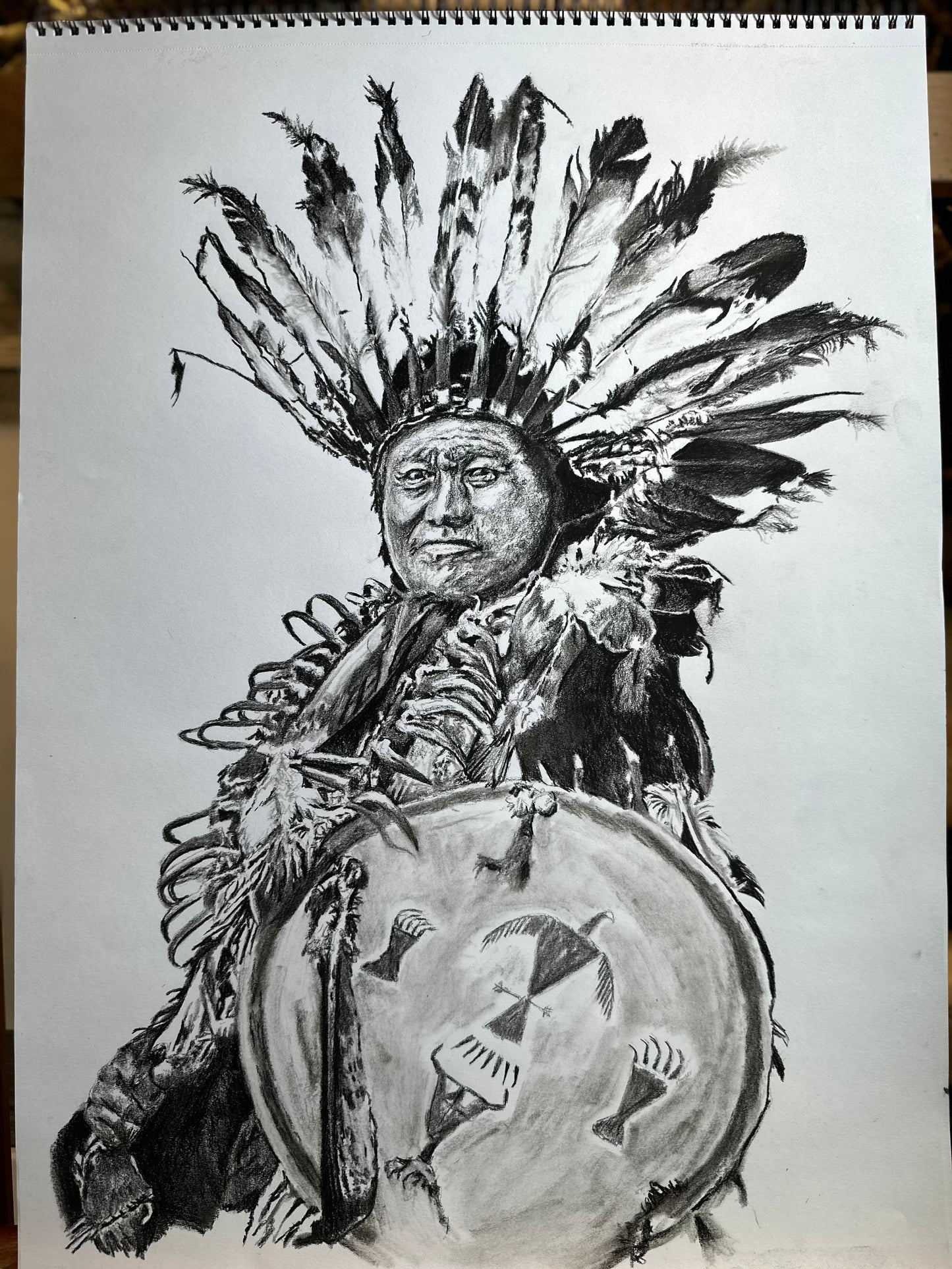 Chief Rain in the Face (Original 20x24)