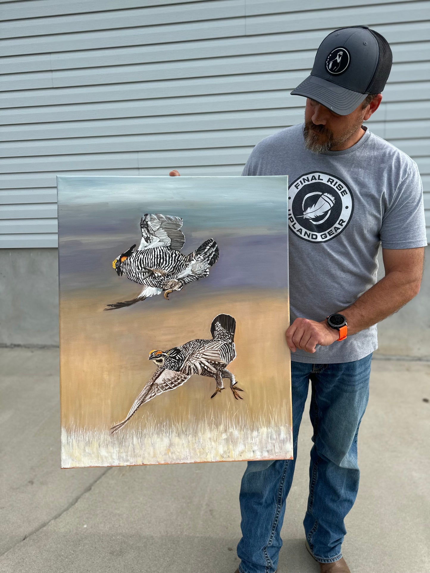 The Duel (Original 24x30)