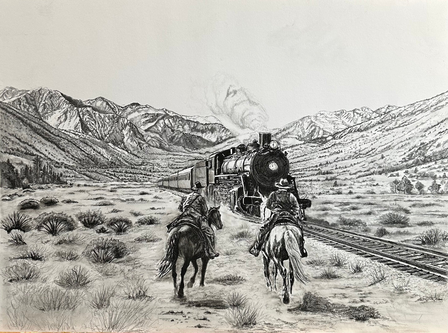 Iron & Flesh where the horses meet
