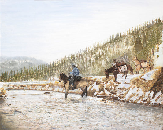 River Crossing (Original 20x24)