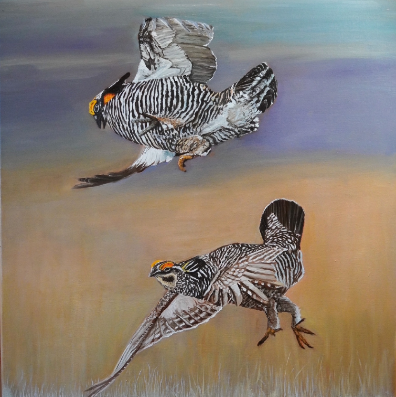 The Duel (Original 24x30)