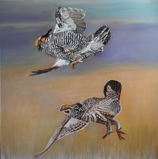 The Duel (Original 24x30)